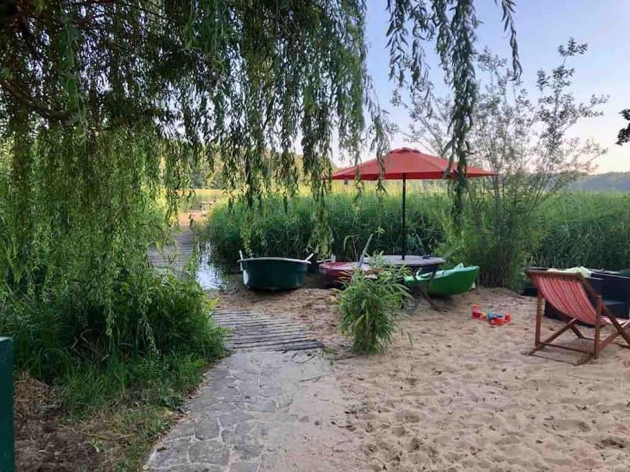 Penthouse Bernd Im Waldschloesschen Direkt Am See Wendisch Rietz Kültér fotó